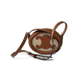 Celine Handbag Brown Celine Oval Cuir Triomphe Natural / Tan -Knockoff
