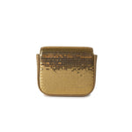 Celine Handbag Celine Gold Mini Triomphe Sequins and Calfskin -Knockoff
