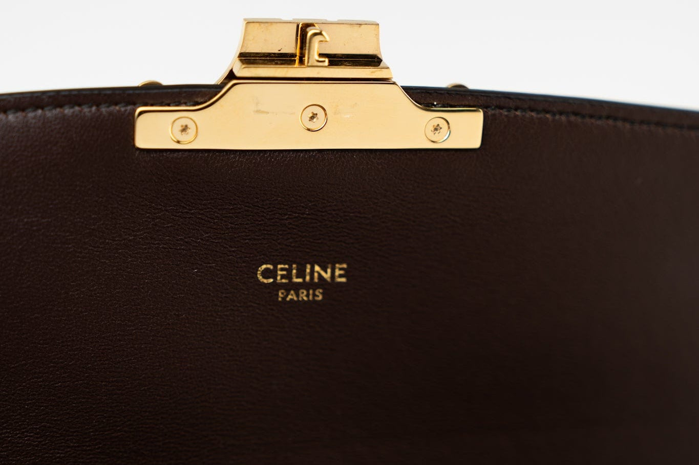 Celine Handbag Celine Triomph Bag in Textile and Whips -Knockoff
