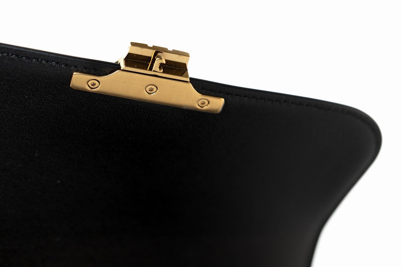 Celine Handbag Celine Triomph Black Shiny Calfskin Bag -Knockoff
