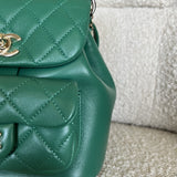 CHANEL Backpack 22A Green Leather Duma Backpack Small LGHW -Knockoff
