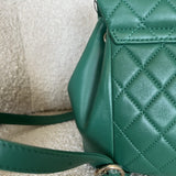 CHANEL Backpack 22A Green Leather Duma Backpack Small LGHW -Knockoff
