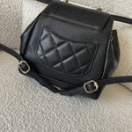 CHANEL Backpack 22B Black Caviar Backpack Small (Updated Size) LGHW -Knockoff
