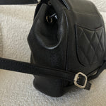 CHANEL Backpack 22B Black Caviar Backpack Small (Updated Size) LGHW -Knockoff
