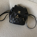 CHANEL Backpack 22B Black Caviar Backpack Small (Updated Size) LGHW -Knockoff
