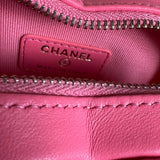 CHANEL Belt Bag 22S CC In Love Heart Zipped Pink Lambskin Quilted Belt Bag LGHW -Knockoff
