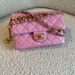 CHANEL Belt Bag 22S Dark Pink Caviar Quilted Belt Bag AGHW -Knockoff
