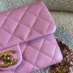 CHANEL Belt Bag 22S Dark Pink Caviar Quilted Belt Bag AGHW -Knockoff
