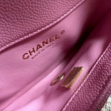 CHANEL Belt Bag 22S Dark Pink Caviar Quilted Belt Bag AGHW -Knockoff
