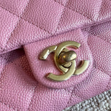 CHANEL Belt Bag 22S Dark Pink Caviar Quilted Belt Bag AGHW -Knockoff
