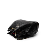 CHANEL Black 19C Black Aged Calfskin Quilted Gabrielle Backpack -Knockoff
