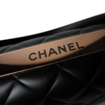 CHANEL Black 22C Black Lambskin Quilted Trendy CC Flap Small Rose Gold Hardware -Knockoff
