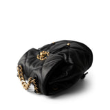 CHANEL Black 24C Black Lambskin Quilted 19 Flap Backpack Mixed Hardware -Knockoff
