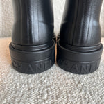 CHANEL Boots 22A Caoutchouk CC High Boots Black -Knockoff
