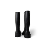 CHANEL Boots Black 22A Black Caoutchouk CC High Boots 38 / 8 US -Knockoff
