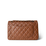 CHANEL Caramel 22S Caramel Lambskin Quilted Classic Flap Small Light Gold Hardware -Knockoff
