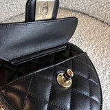 CHANEL Clutch 22S CC In Love Black Lambskin Quilted Small (Clutch on Chain) Heart Bag LGHW -Knockoff
