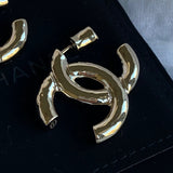 CHANEL Earrings 22C CC Earrings Light Gold -Knockoff
