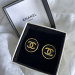 CHANEL Earrings Chanel CC Button Clip-on Earrings -Knockoff
