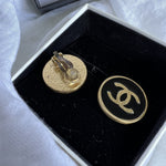 CHANEL Earrings Chanel CC Button Clip-on Earrings -Knockoff
