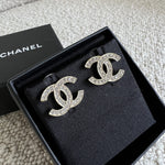 CHANEL Earrings Chanel CC Crystal Stud Earrings -Knockoff
