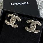 CHANEL Earrings Chanel Classic CC Timeless Earrings Light Gold -Knockoff
