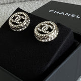 CHANEL Earrings Chanel Interlock CC Ligh Gold -Knockoff
