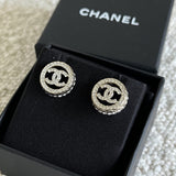 CHANEL Earrings Chanel Interlock CC Ligh Gold -Knockoff
