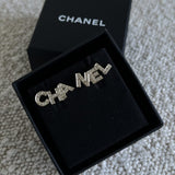 CHANEL Earrings Gold Cha-Nel Earrings -Knockoff
