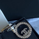 CHANEL Earrings Gold Chanel Crystal & Silver Earrings -Knockoff
