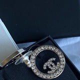 CHANEL Earrings Gold Chanel Crystal & Silver Earrings -Knockoff
