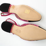 CHANEL Flats Chanel Tweed Slingbacks Size 36/5.5 Pink / Black -Knockoff
