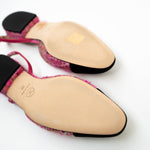 CHANEL Flats Chanel Tweed Slingbacks Size 36/5.5 Pink / Black -Knockoff
