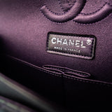 CHANEL Handbag 17S Purple Iridescent Lambskin Quilted Classic Flap Medium -Knockoff
