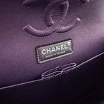 CHANEL Handbag 17S Purple Iridescent Lambskin Quilted Classic Flap Medium -Knockoff
