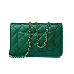 CHANEL Handbag 18S Emerald Green Caviar Quilted Wallet on Chain (WOC) -Knockoff
