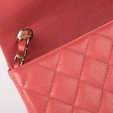 CHANEL Handbag 18S Pink Caviar Quilted Mini Rectangular Flap Light Gold Hardware -Knockoff
