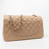 CHANEL Handbag 19B Dark Beige Caviar Quilted Classic Flap Medium LGHW -Knockoff
