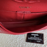 CHANEL Handbag 19B Red Caviar Quilted Classic Flap Medium SHW -Knockoff
