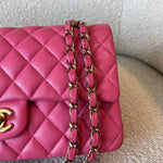 CHANEL Handbag 19C Pink Caviar Quilted Classic Flap Medium LGHW -Knockoff
