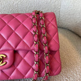 CHANEL Handbag 19C Pink Caviar Quilted Classic Flap Medium LGHW -Knockoff
