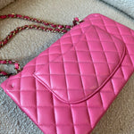 CHANEL Handbag 19C Pink Caviar Quilted Classic Flap Medium LGHW -Knockoff
