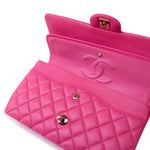 CHANEL Handbag 19C Pink Caviar Quilted Classic Flap Medium LGHW -Knockoff
