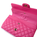 CHANEL Handbag 19C Pink Caviar Quilted Classic Flap Medium LGHW -Knockoff
