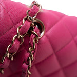 CHANEL Handbag 19C Pink Caviar Quilted Classic Flap Medium LGHW -Knockoff
