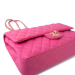 CHANEL Handbag 19C Pink Caviar Quilted Classic Flap Medium LGHW -Knockoff
