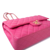 CHANEL Handbag 19C Pink Caviar Quilted Classic Flap Medium LGHW -Knockoff
