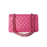 CHANEL Handbag 19C Pink Caviar Quilted Classic Flap Medium -Knockoff
