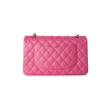 CHANEL Handbag 19C Pink Caviar Quilted Classic Flap Medium -Knockoff
