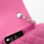 CHANEL Handbag 19C Pink Lambskin Quilted Mini Rectangular Flap SHW -Knockoff
